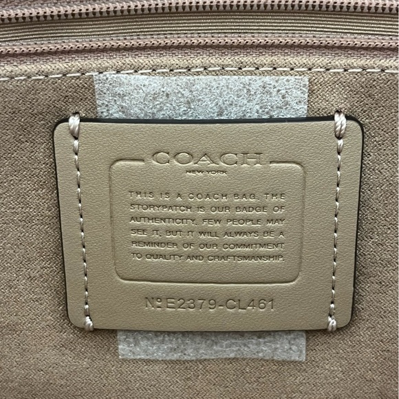 Coach Morgan Shoulder Bag and Matching Wallet in Blue Mist - Picture 9 of 17